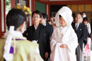 日枝神社での結婚式撮影 ブライダルキャット